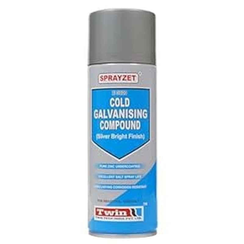 Sprayzet 500ml Cold Galvanising Spray Spray for Rust & Corrosion Prevention on Metal Surfaces, E3020