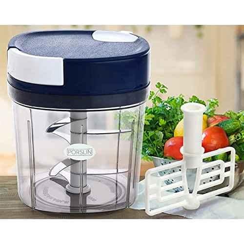 Convenient 6-Blade Vegetable Chopper - 1000ml Capacity