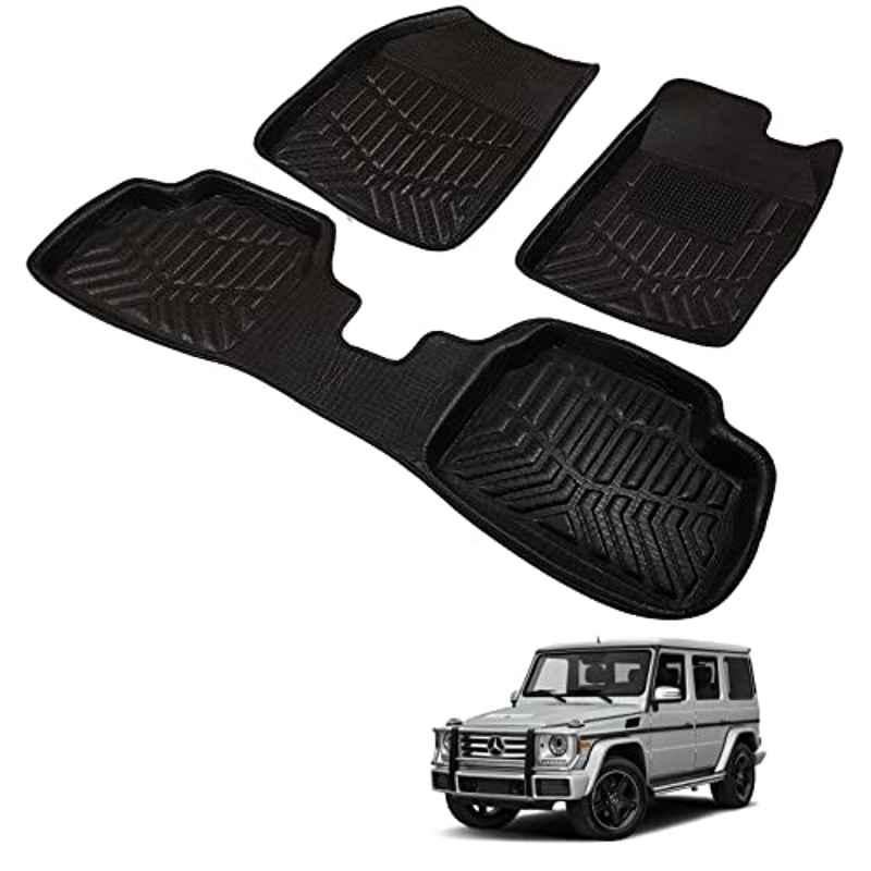 Kozdiko 3D Black Car Foot Mat Set for Mercedes Benz G-Class, dshbdhb231
