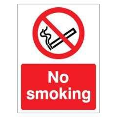 SUNSIGNS 300x400mm Vinyl & Acrylic Sandwich No Smoking Signage, SS0238VNLM1HPIDAK