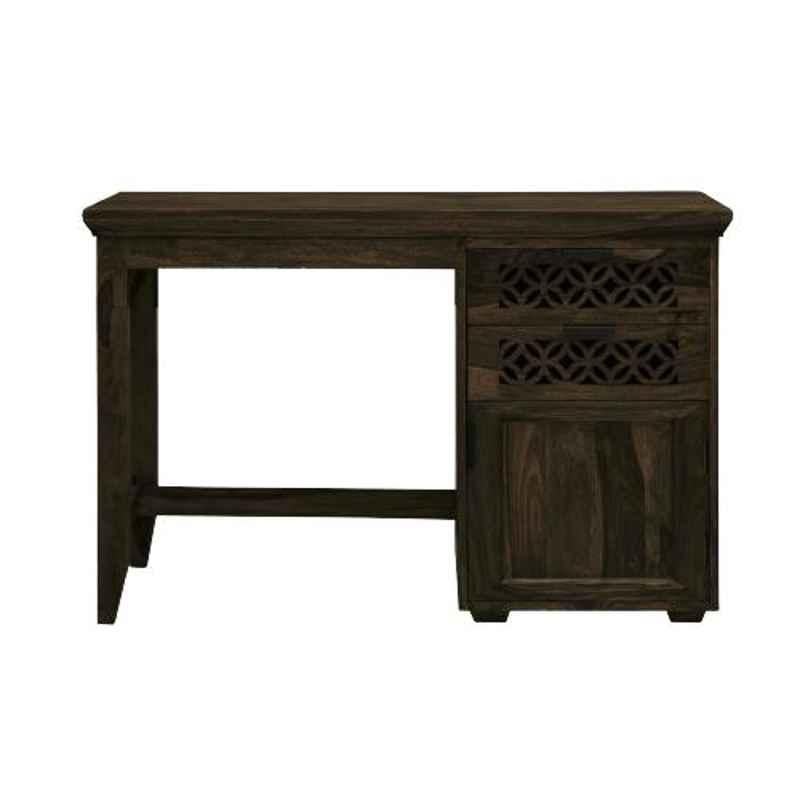 The Attic 114x47x76cm Sheesham Wood Walnut Ambient Study Table, KL-1897