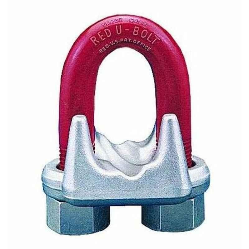 Crosby G-450 48-52mm Galvanised Wire Rope Clip, 1010373