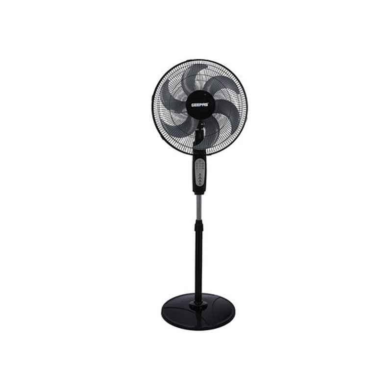 Geepas 22.4x6.9 inch White & Black Stand Fan, GF21112