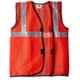 RPES Orange Polyester Safety Jacket with 2 inch Reflective Tape