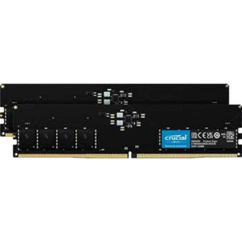 Crucial 64GB (2x32GB) DDR5 5200MHz RAM Kit, CT2K32G52C42U5