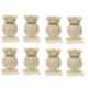 Nixnine Plastic Ivory Magnetic Door Stopper, NO-6_IVR_8PS_A (Pack of 8)