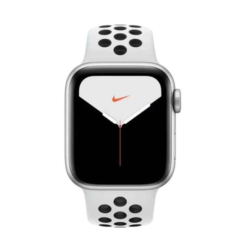 Apple iWatch Series S5 40mm White GPS & Cellular Nike Smart Watch, MX3C2AE-CW