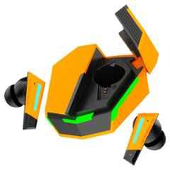 Dubstep by Nu Republic Transform-X Yellow Earbuds with X-Bass, ENC Technology, 60 Hrs Playtime, TWS with Mic & Hall Sensor