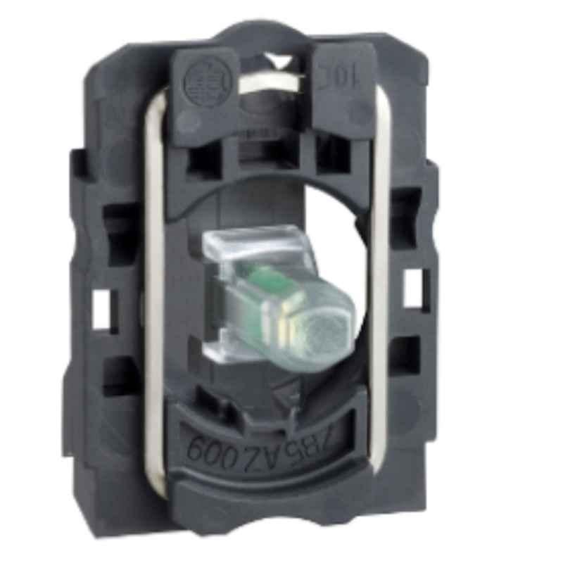 Schneider Harmony 230-240V Blue Light Block with Body Fixing Collar Integral LED, ZB5AVM6
