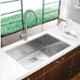 Crocodile 32x20x10 inch Single Bowl Stainless Steel Diamond Cut Kitchen Sink, CR-13