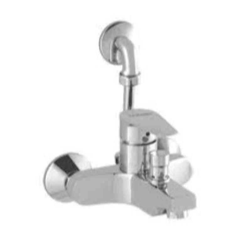 Hindware Element Chrome Brass Single Lever Exposed Bath & Shower Mixer with L Bend, F360019