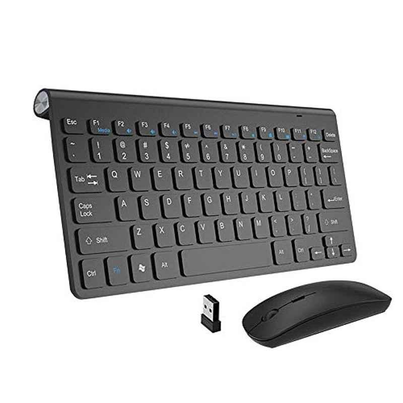 Rubik 2.4GHz Black Wireless Keyboard & Mouse Combo