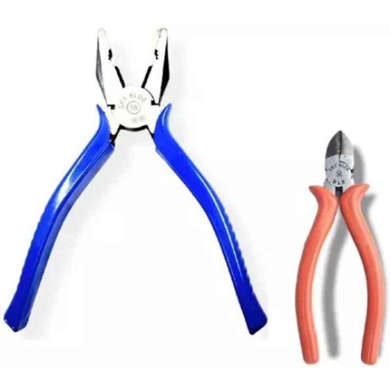Sky Blue 2 Pcs 7.8 inch Groove Plier Combo, SBE_PLIER COMBO_032