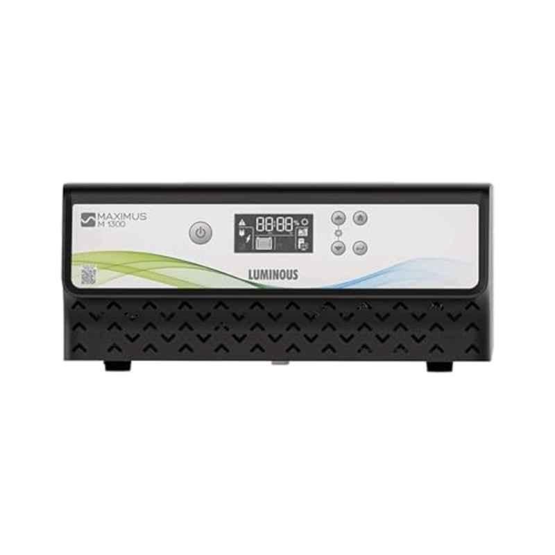 Luminous Maximus M 1300 1100VA 12V Pure Sine Wave Inverter with Smart LCD Display, High-Capacity Backup Solution, Easy Installation & 36 Months Warranty for Home, Office & Shops, F04113013581
