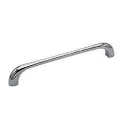 RAB 160mm Zinc Chrome Finish Wardrobe Pull Handle, N021 (Pack of 4)