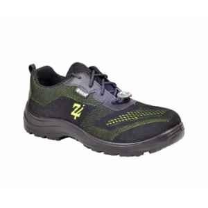 Zain Safety S1-SR Phantom Fit Knit Composite Toe Black Safety Shoes, Size: 8