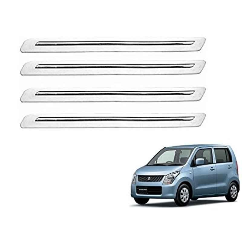 Kozdiko 4 Pcs White Car Bumper Protector Set for Maruti Suzuki SX4