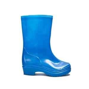 Hillson Student PVC Soft Toe Blue Gumboot, Size: 26x30