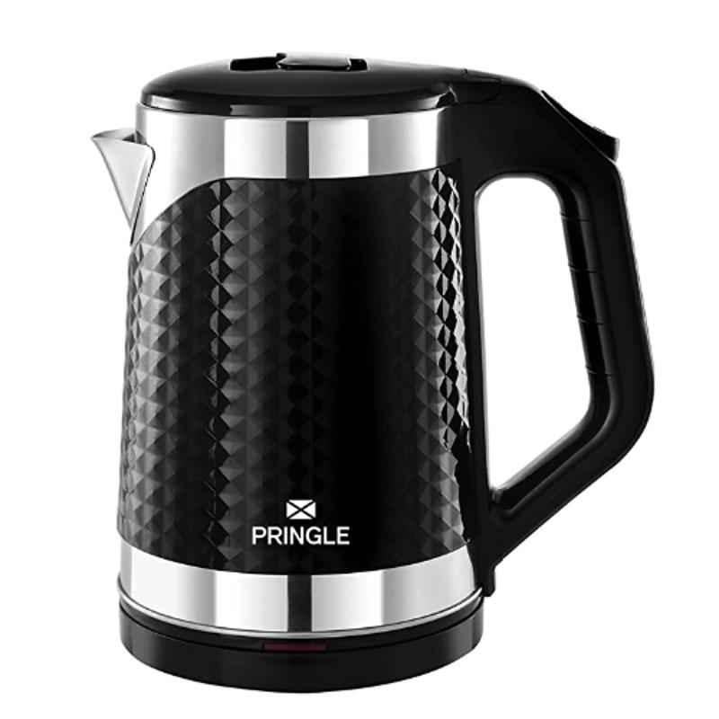 Pringle EK Smarty 1.8L 1500W Stainless Steel Black Cordless Electric Kettle