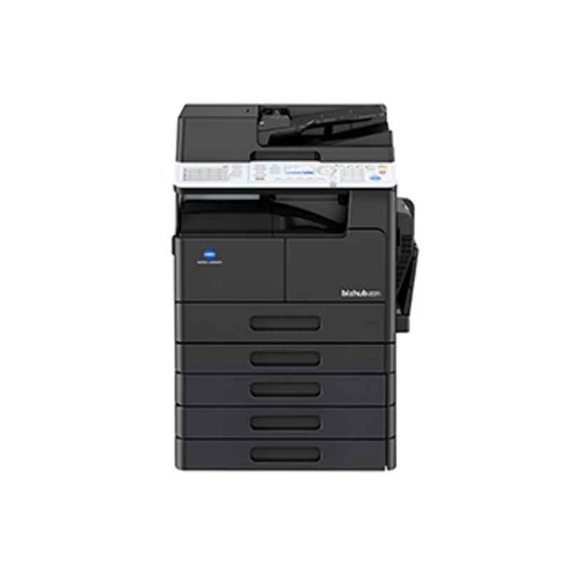 Konica Minolta Bizhub 247i All-in-One Monochrome Photo Copier Machine Printer with ADF & Duplex, 1 Tray x 250 Sheets, 1x100 Sheets Bypass
