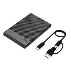 Foxin S1 PRO 2.5 Inch Black USB 3.1 to SATA External SSD Enclosure Case with Fast Transfer Speed Up to 5Gbps & Supports UASP Max 6TB Storage