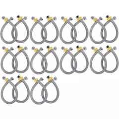 Fastgear 24 inch Stainless Steel Silver Connection Pipe, FG2768 (Pack of 20)