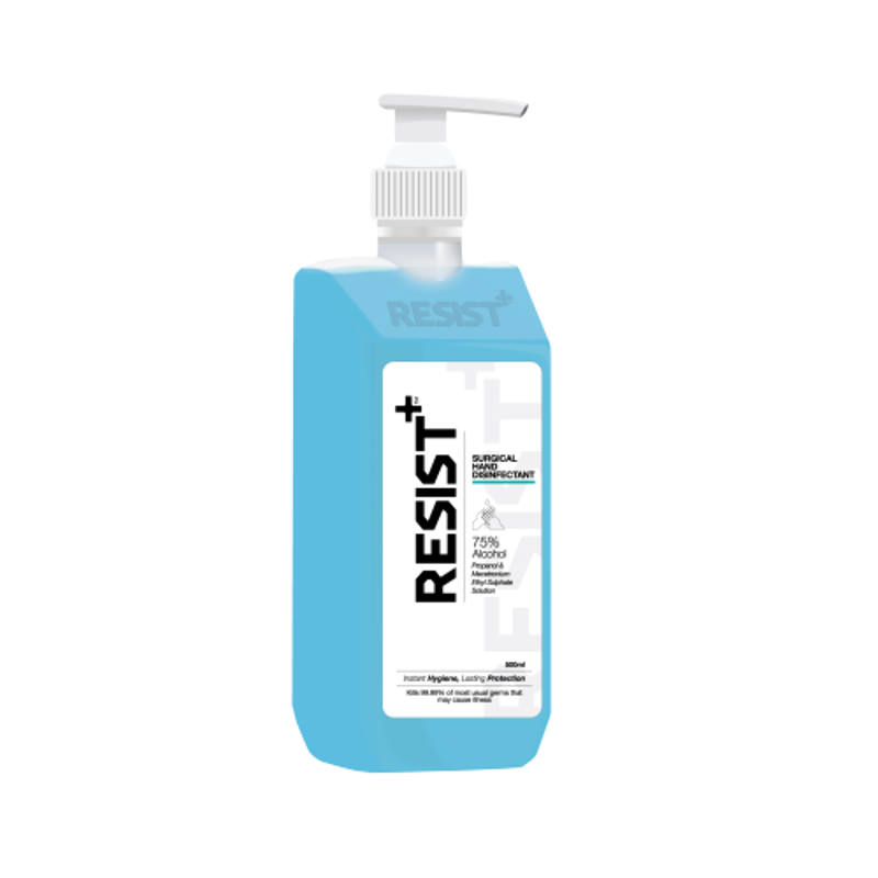 Resist Plus 500ml Isopropyl Alcohol Based Surgical Hand Disinfectant