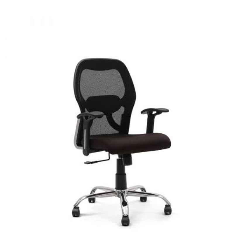 Advanto Black Ergonomic Mesh Back Workstation Chair, AVPN MAT MB CR B 019