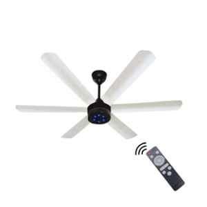 Xuga Jovian F6F-D 32W 320rpm 6 Blade White Ceiling Fan with 5 Years on Warranty, Sweep: 1200mm