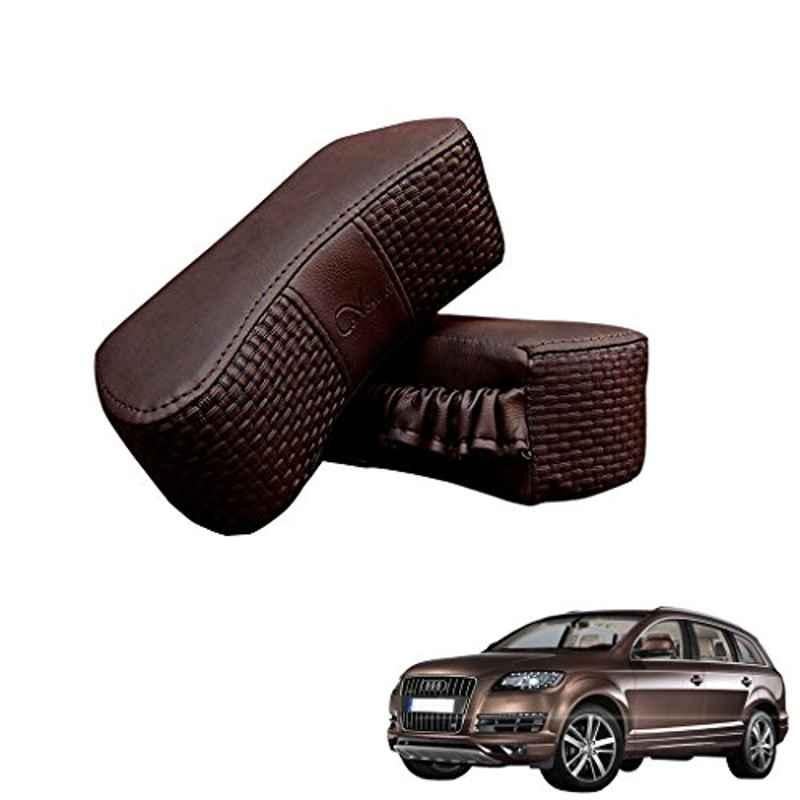 Kozdiko 2 Pcs Memory Foam Cola Neck Rest Cushion Pillow Set for Audi Q7