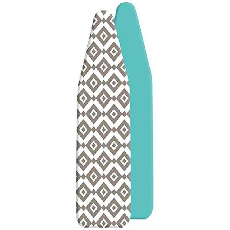 Whitmor Cotton Turquoise Reversible Ironing Board Cover, 6880-5544-DIAMONDS