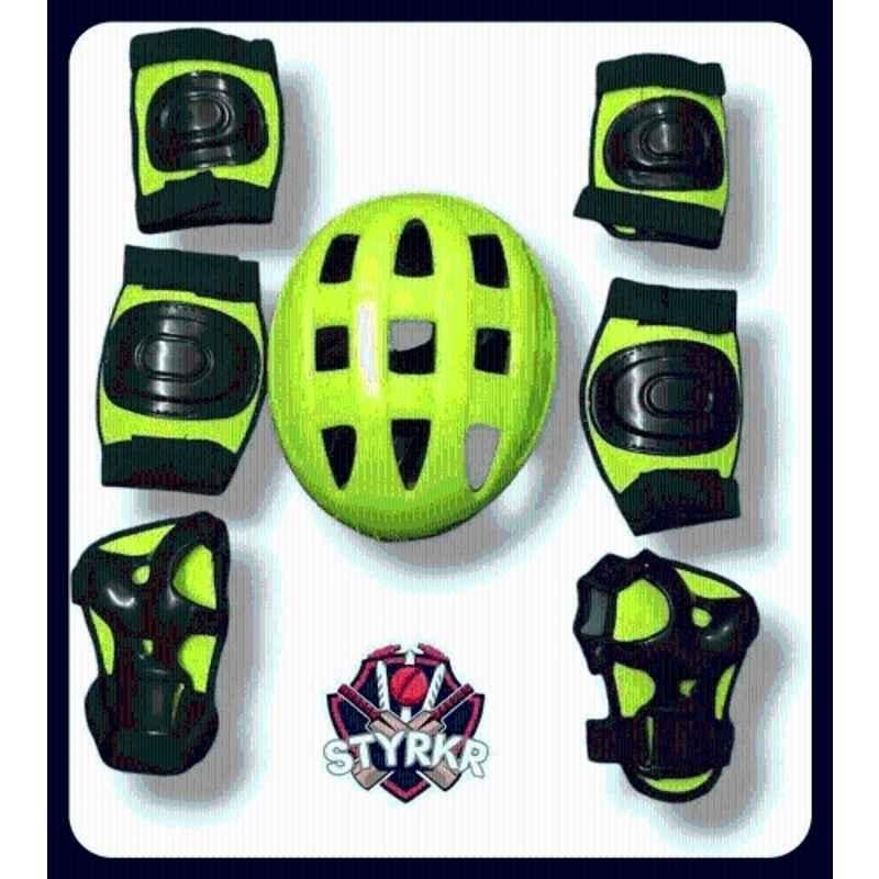 STYRKR Plastic & EVA Foam Parrot Green premium Latest Design Adjustable Multipurpose Skating Kit Cycling KitKIT-984