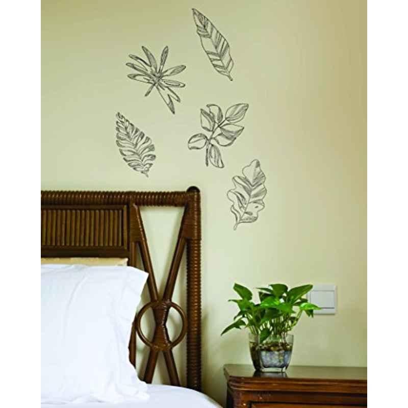 Buy Asian Paints Nilaya 10x28 inch Vinyl Black & White Leaf Riot Self  Adhesive Wall Sticker, HPCA10219 Online At Best Price On Moglix