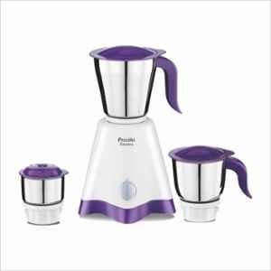 Preethi Crown 500W White & Purple Mixer Grinder with 3 Jars, MG-205