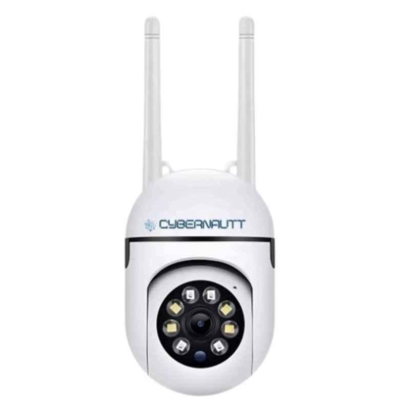 Cybernautt V2K 2MP HD PT Smart Wi-Fi Camera with Two Way Audio, Motion Detect, Colour Night Vision, Alarm, User View & SD Support upto 256GB