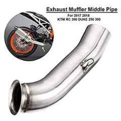 Meenu Arts Middle Bend Pipe (Stainless Steel) for KTM RC 390/ KTM Duke 125/ KTM Duke 250/ KTM Duke 390 (2017-2018 Models) T-11