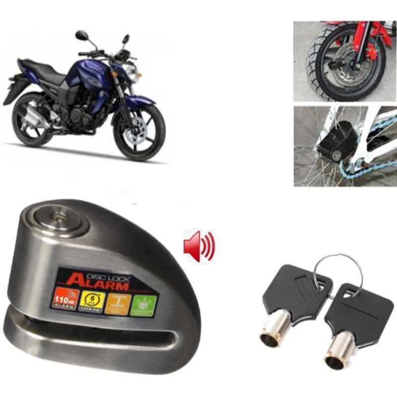 Auto Pearl Steel Black Anti-Theft Alarm Disc Brake Lock for FZ, Lock_768