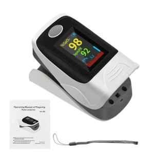 MCP 1.5V White Finger Pulse Oximeter with Oxygen Saturation Monitor, LCD Display & 2 Pcs AAA Battery, C101A3