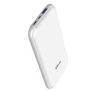 Portronics Smart Power 10K White 10000mAh Polymer Power Bank, POR-1012