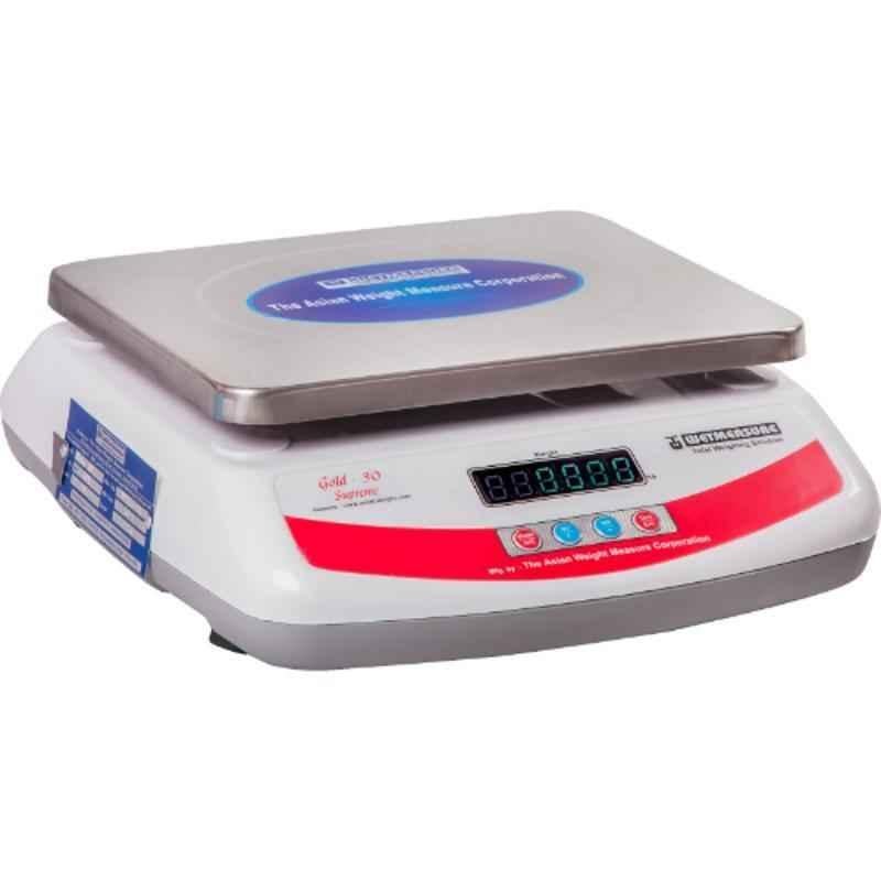 Wetmeasure Gold 30 Supreme 30kg Table Top Weighing Scale with Double Accuracy