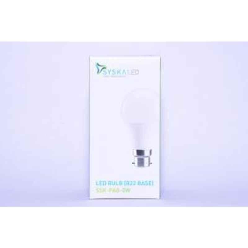 Syska SSK-PAG-5W 5W B22 Pin Type LED Bulb