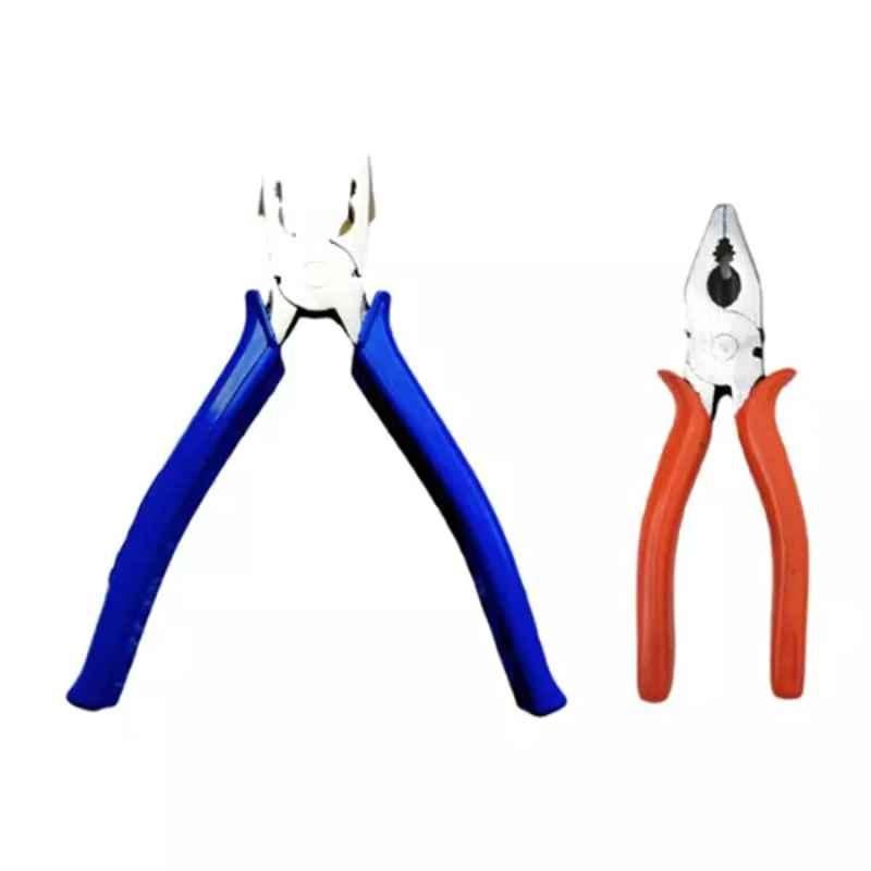 Sky Blue 2 Pcs 7.8 inch Lineman Plier Combo, SBE_PLIER_COMBOS_COMBO_104