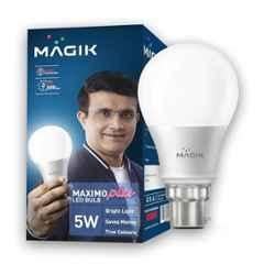 Magik Maximo Plus 7W 6500K B22 Cool White LED Bulb, LUMAP007C4129