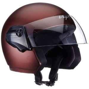 Vega Cruiser Medium Size Dull Burgundy Cruiser Open Face Helmet