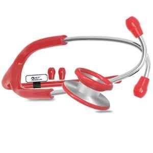 MCP Classic Stainless Steel Red Dual Head Stethoscope,B0-O1SX-UNC7