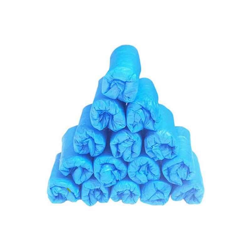 29cm Blue Waterproof Disposable Shoe Cover (Pack of 100)