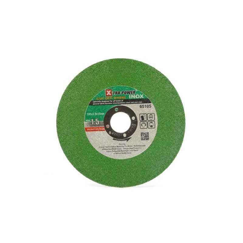 Xtra Power 4 Inch Green Cut Off Wheels, 105x1.5x16 mm (Pack of 100)