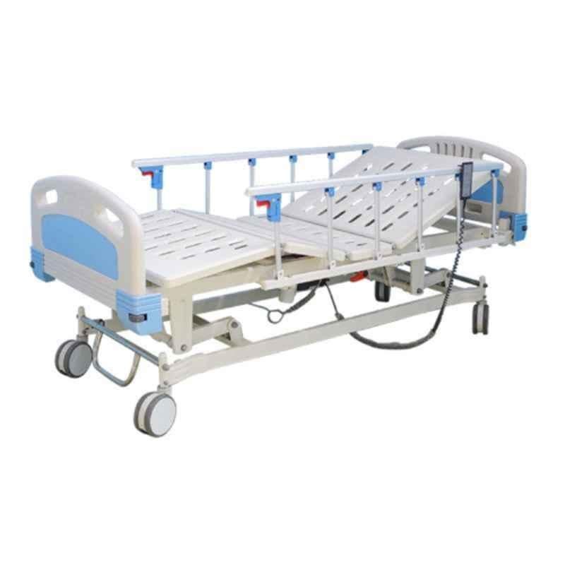 Welltrust Mild Steel Pre-Treated Epoxy Powder Coated 3 Function Electric ICU Bed, WLT-747