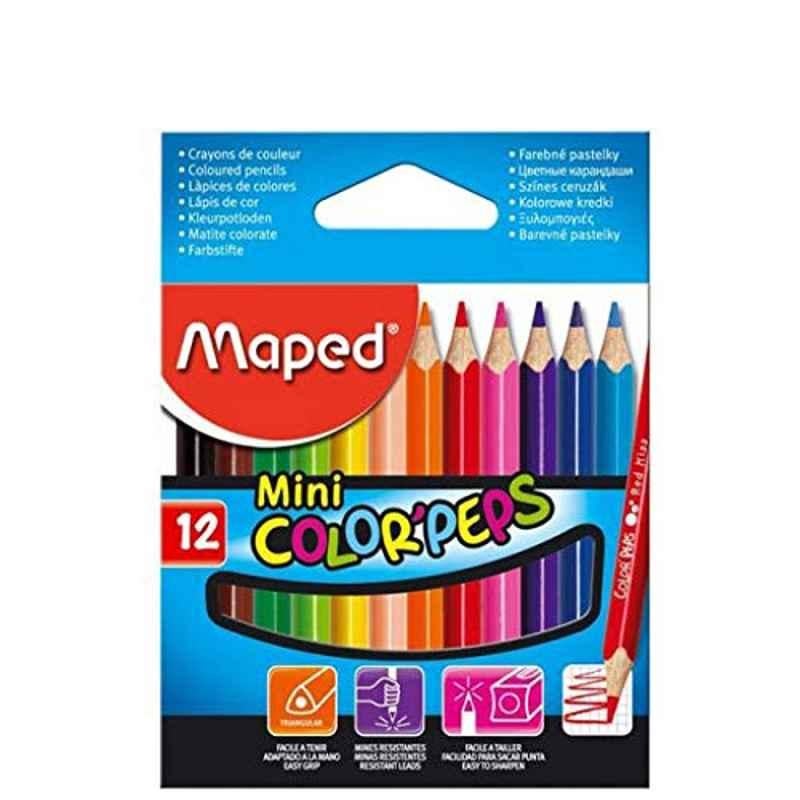 Maped Colour Peps 12Pcs Mini Colour Pencil Box