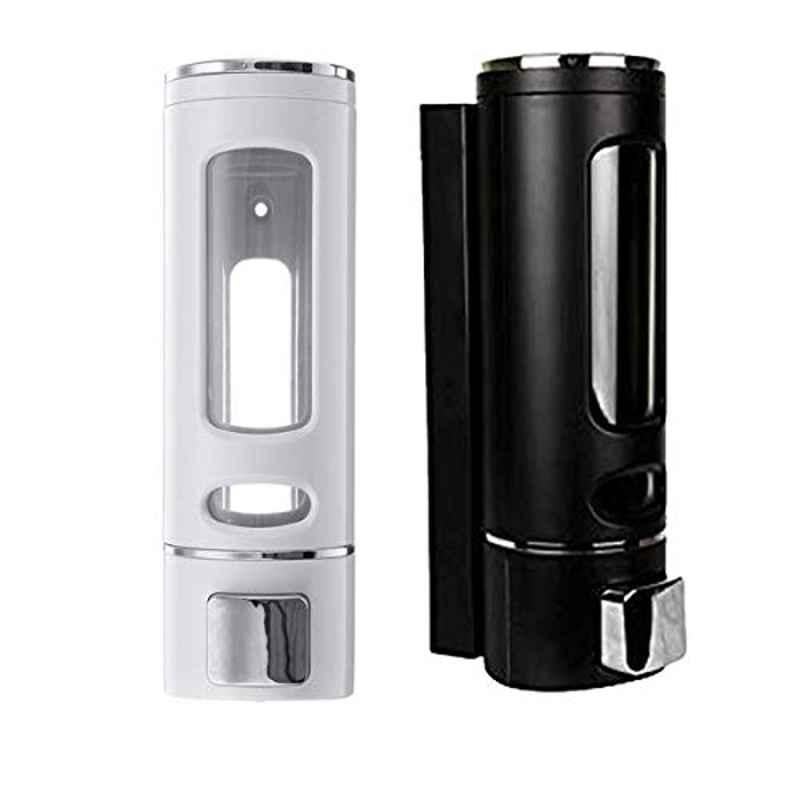 ZAP 500ml Plastic Wall Mounted Liquid Hand Soap Dispenser (Pack of 2)